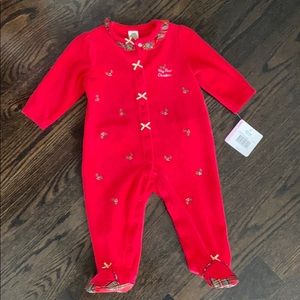 My First Christmas One Piece Pajama - NWT